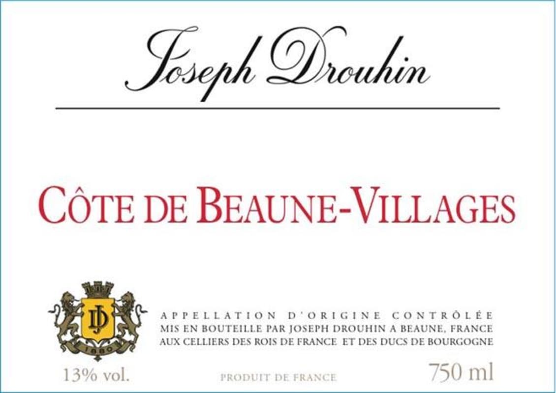 Joseph Drouhin Cote de Beaune Villages 2010 Front Label