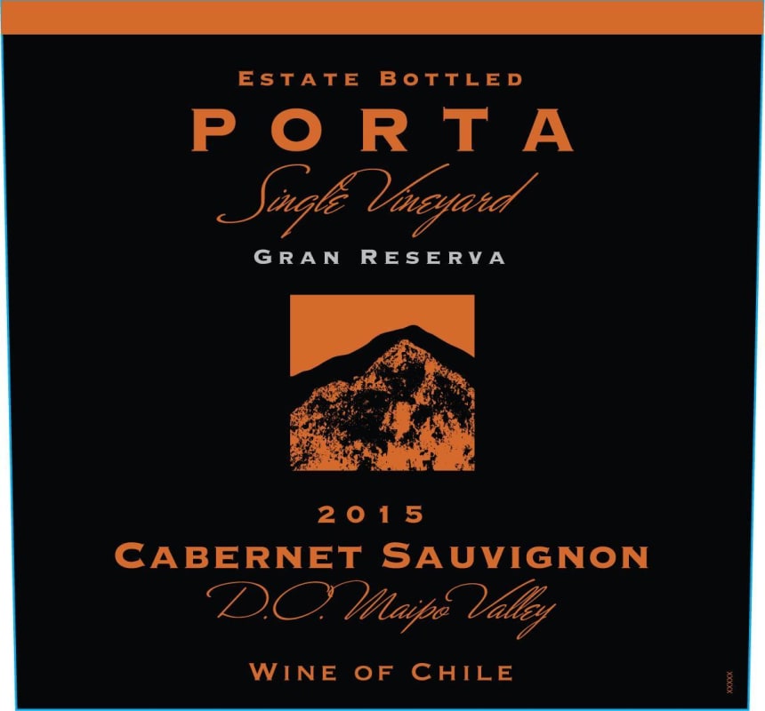 Porta Gran Reserva Cabernet Sauvignon 2015 Front Label