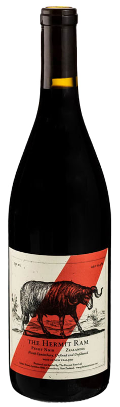 The Hermit Ram Zealandia Pinot Noir 2022 Front Bottle Shot