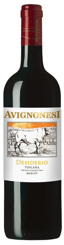 Avignonesi Desiderio Merlot 2014 Front Bottle Shot