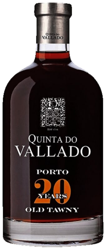 Quinta do Vallado 20 Year Old Tawny Port (500ML) Front Bottle Shot