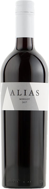 Alias Winery Merlot 2017 Front Bottle Shot