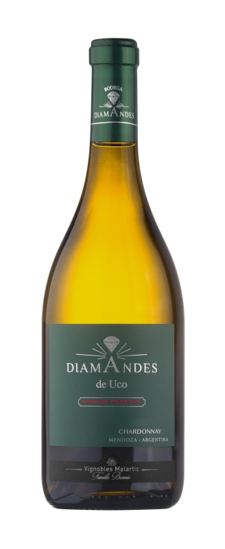 Bodega DiamAndes Grande Reserve Chardonnay 2021 Front Bottle Shot