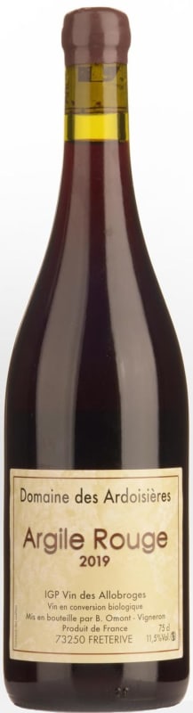 Maison des Ardoisieres Cuvee Argile Rouge 2019 Front Bottle Shot