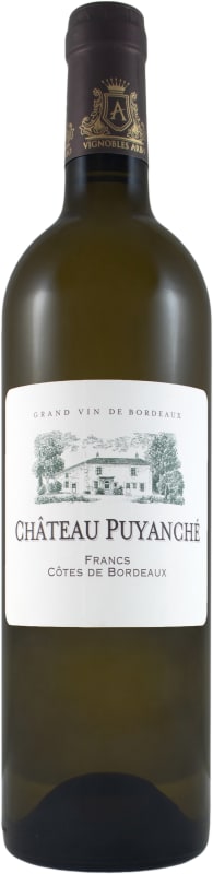 Chateau Puyanche Blanc 2019 Front Bottle Shot