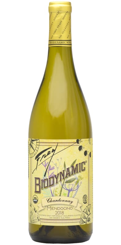 Frey Biodynamic Chardonnay 2018 Front Bottle Shot