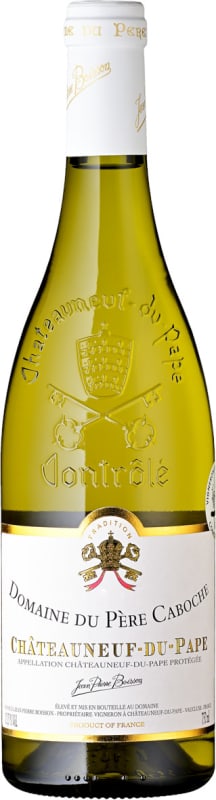 Domaine du Pere Caboche Chateauneuf-du-Pape Blanc 2021 Front Bottle Shot