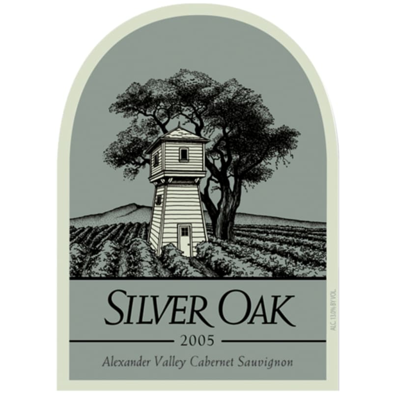 Silver Oak Alexander Valley Cabernet Sauvignon (1.5 Liter Magnum) 2005 Front Label
