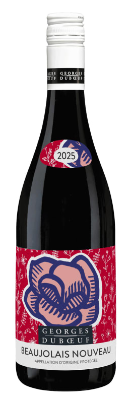 Duboeuf Beaujolais Nouveau 2025 Front Bottle Shot