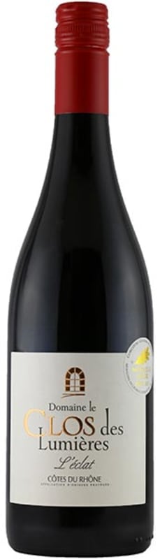 Domaine le Clos des Lumieres Cotes du Rhone 2020 Front Bottle Shot