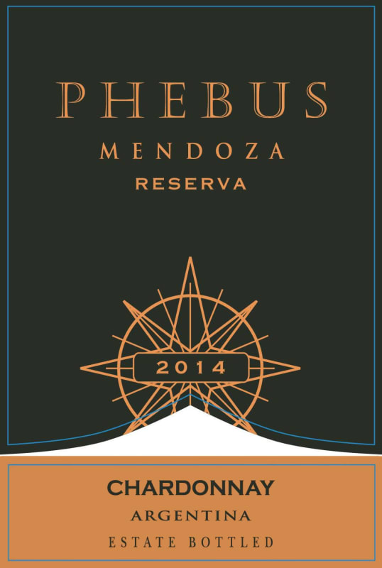 Fabre Montmayou Phebus Reserva Chardonnay 2014 Front Label