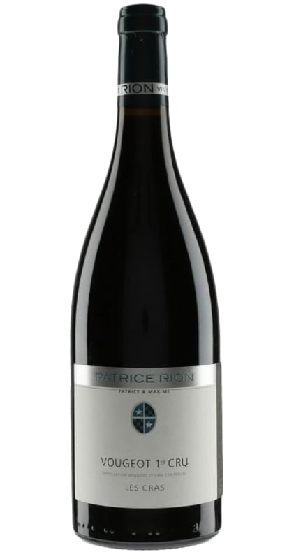 Patrice Rion Vougeot Les Cras Premier Cru 2016 Front Bottle Shot