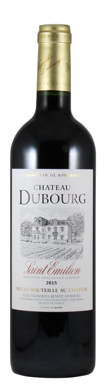 Chateau Dubourg 2015 Front Bottle Shot
