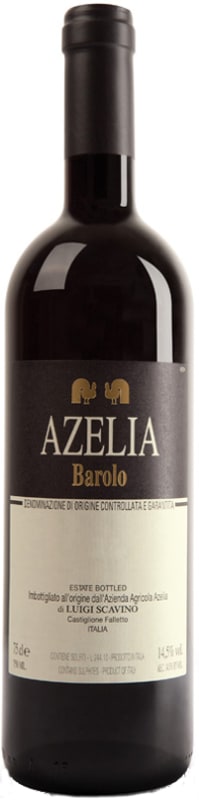 Azelia Barolo 2015 Front Bottle Shot