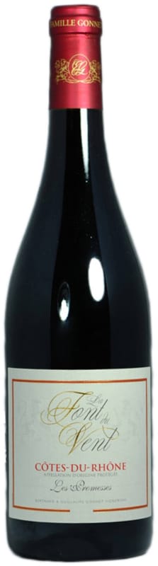 Domaine Font du Vent Cotes du Rhone Les Promesses 2016 Front Bottle Shot