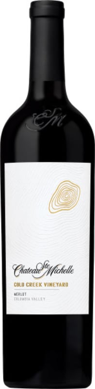 Chateau Ste. Michelle Cold Creek Vineyard Merlot 2021 Front Bottle Shot