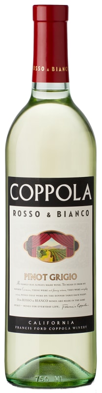Francis Ford Coppola Rosso and Bianco Pinot Grigio 2016 Front Bottle Shot