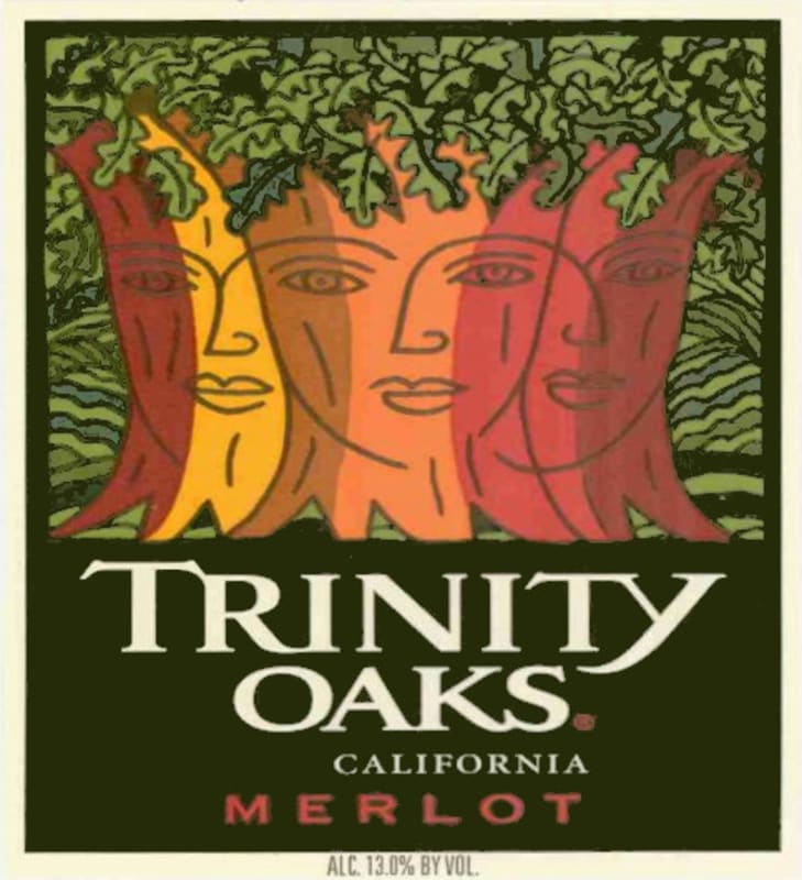 Trinity Oaks Merlot 2003 Front Label