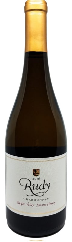 Rudy Knights Valley Chardonnay 2016 Front Bottle Shot