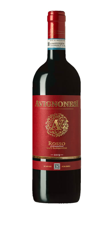 Avignonesi Rosso di Montepulciano 2019 Front Bottle Shot