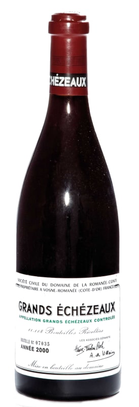 Domaine de la Romanee-Conti Grands Echezeaux Grand Cru 2000 Front Bottle Shot