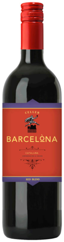 Celler Barcelona Red Blend 2014 Front Bottle Shot