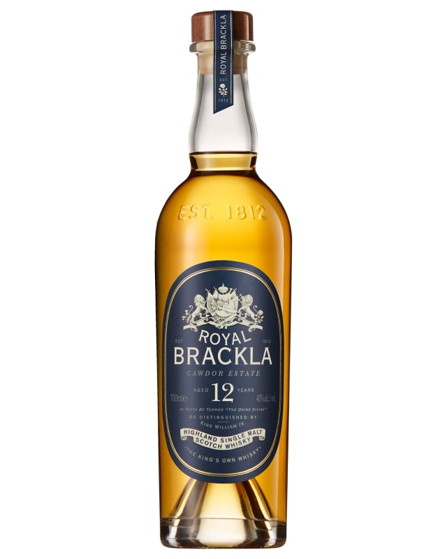 Royal Brackla 12 Year Single Malt Scotch Whisky Front Bottle Shot