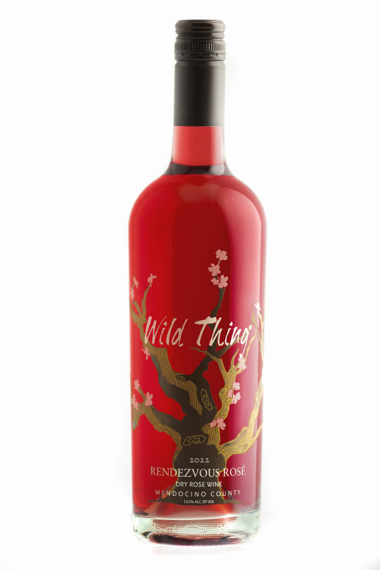 Carol Shelton Wild Thing Rendezvous Rose 2022 Front Bottle Shot