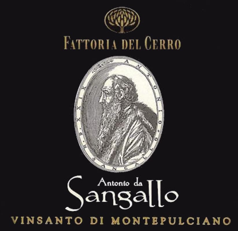 Fattoria del Cerro Vinsanto di Montepulciano Antonio da Sangallo 2006 Front Label