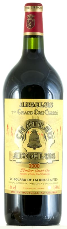 Chateau Angelus 2000 Front Bottle Shot