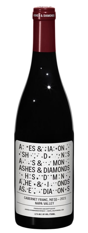 Ashes & Diamonds Cabernet Franc No. 10 2023 Front Bottle Shot