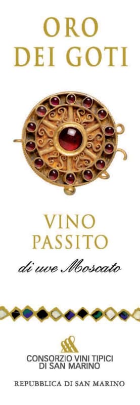 Consorzio Vini Tipici di San Marino Oro dei Goti Vino Passito 2011 Front Label