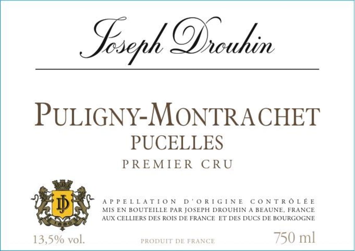 Joseph Drouhin Puligny-Montrachet Pucelles Premier Cru 2010 Front Label