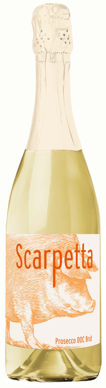Scarpetta Prosecco Brut 2020 Front Bottle Shot