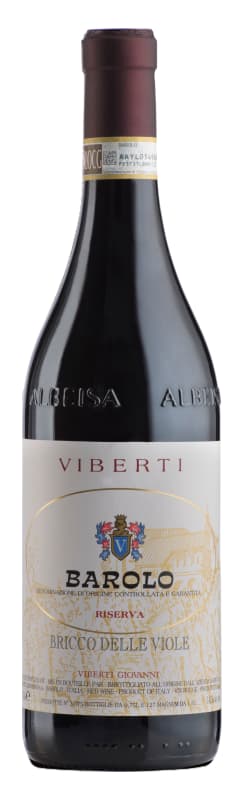 Viberti Barolo Bricco delle Viole Riserva 2017 Front Bottle Shot