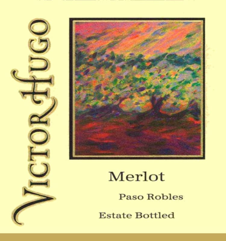 Victor Hugo Winery Merlot 2012 Front Label