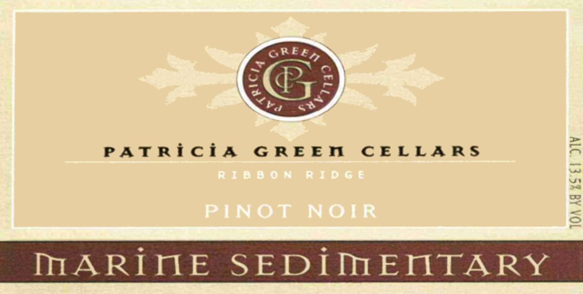 Patricia Green Marine Sedimentary Pinot Noir 2009 Front Label
