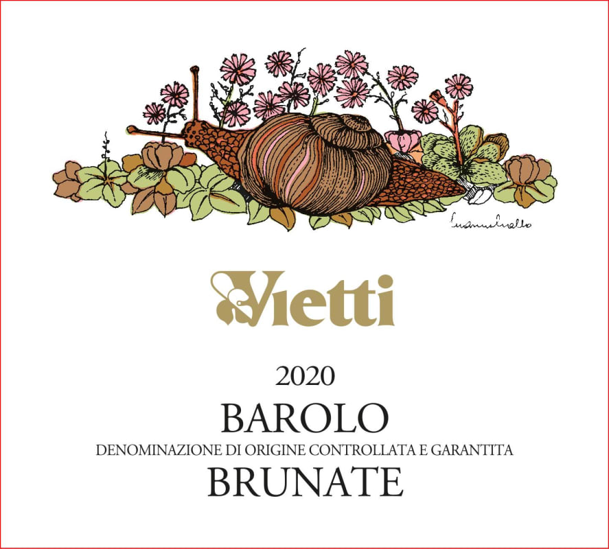 Vietti Barolo Brunate (1.5 Liter Magnum) 2020 Front Label