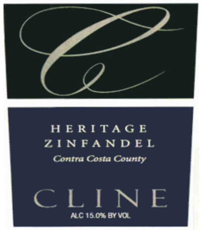 Cline Heritage Zinfandel 2007 Front Label