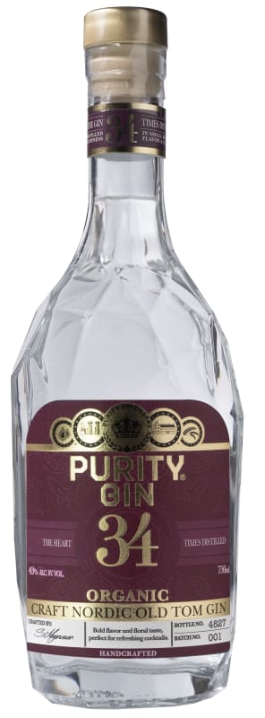 Purity Old Tom Organic Gin Front Bottle Shot