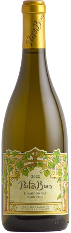 Post & Beam by Far Niente Carneros Chardonnay 2022 Front Bottle Shot