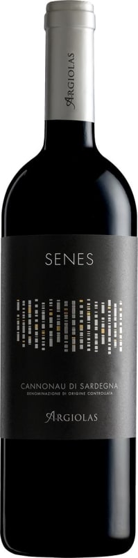 Argiolas Senes Cannonau di Sardegna Riserva 2022 Front Bottle Shot