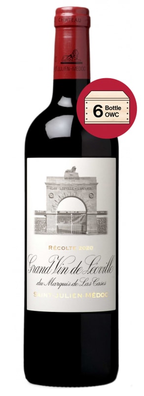 Chateau Leoville Las Cases (6 Bottles in OWC) 2020 Front Bottle Shot