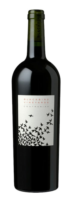 Blackbird Vineyards Contrarian 2019 Front Bottle Shot