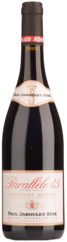 Jaboulet Cotes du Rhone Parallele 45 Rouge 2018 Front Bottle Shot
