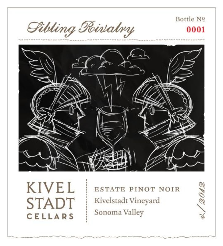 Kivelstadt Cellars Sibling Rivalry Estate Pinot Noir 2016 Front Label