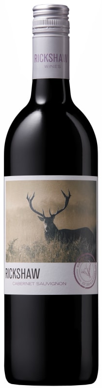 Rickshaw Cabernet Sauvignon 2017 Front Bottle Shot