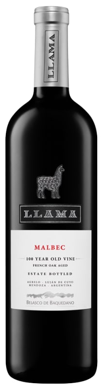 Belasco de Baquedano Llama Old Vine Malbec 2019 Front Bottle Shot