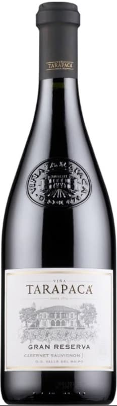 Vina Tarapaca Gran Reserva Cabernet Sauvignon 2015 Front Bottle Shot