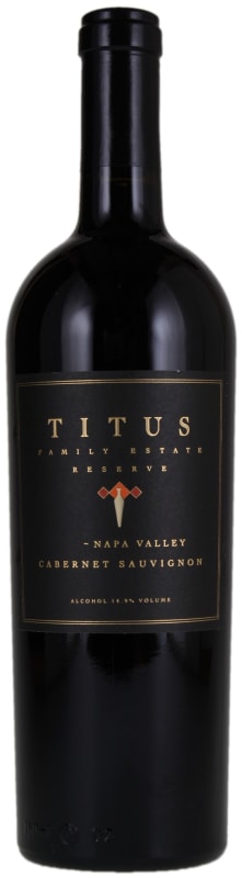 Titus Reserve Cabernet Sauvignon 2017 Front Bottle Shot